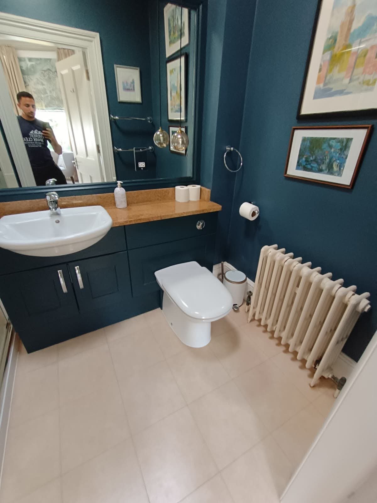 Professional bathroom cleaning